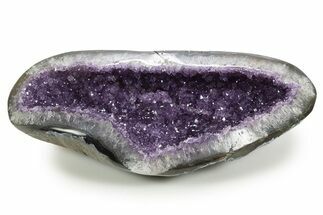 Sparkly Deep-Purple Amethyst Geode - Uruguay #342718