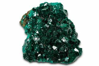 Large Emerald-Green Dioptase Crystals - Congo #343354