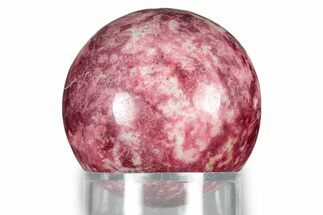 Hot-Pink, Polished Thulite Sphere - Trondheim, Norway #343932