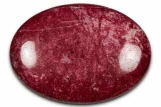 Vibrant Polished Thulite Stone - Trondheim, Norway #343907
