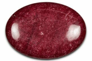Vibrant Polished Thulite Stone - Trondheim, Norway #343910