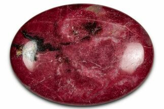 Vibrant Polished Thulite Stone - Trondheim, Norway #343916