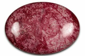 Vibrant Polished Thulite Stone - Trondheim, Norway #343924