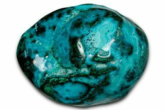 Vibrant Polished Malachite with Chrysocolla - DR Congo #336896