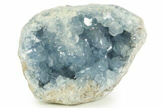 Sparkly, SKy-Blue Celestine (Celestite) Geode - Madagascar #344678