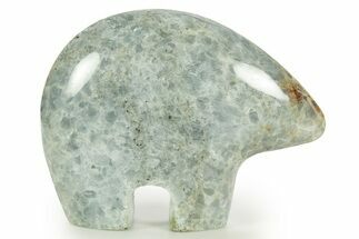 Carved Blue Calcite Zuni Bear - California #344883