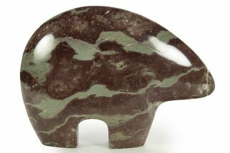 Carved Banded Jasper Zuni Bear #344918