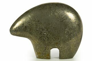 Carved Chalcopyrite Zuni Bear - Arizona #344923