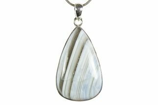 Owyhee Blue Opal Pendant (Necklace) - Sterling Silver #345227
