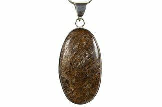 Shimmering Bronzite Pendant (Necklace) #345319