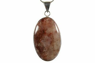 Hematoid Quartz Pendant (Necklace) #345328