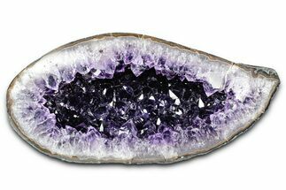 Sparkly Deep-Purple Amethyst Geode - Uruguay #345970