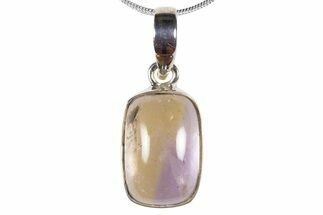 Polished Ametrine Pendant (Necklace) - Sterling Silver #278525