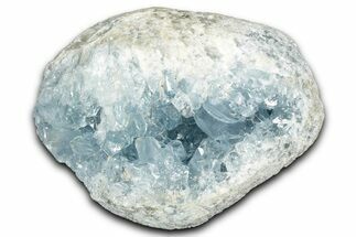 Sparkling Celestine (Celestite) Geode - Madagascar #344771
