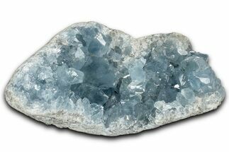 Sparkling Celestine (Celestite) Geode - Madagascar #344787