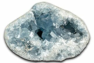 Sparkling Celestine (Celestite) Geode - Madagascar #344788
