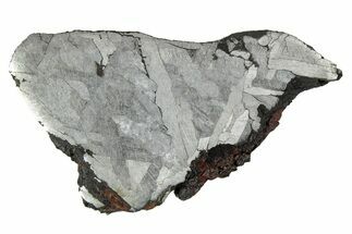 Etched Toluca Iron Meteorite ( g) Slice - Mexico #346485