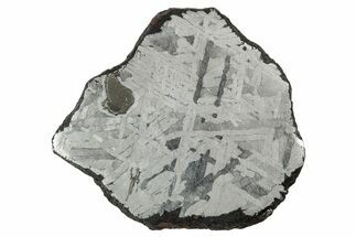 Etched Toluca Iron Meteorite ( g) Slice - Mexico #346490