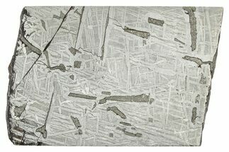 Etched Saint-Aubin Iron Meteorite Slice ( g) - France #346523