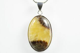 Polished Septarian Pendant (Necklace) #346247