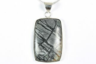 Polished Picasso Marble Pendant (Necklace) #346278