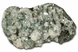 Gemmy Heulandite Crystals with Celadonite Inclusions - India #348322