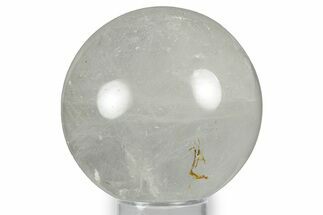 Polished Quartz Sphere - Madagascar #348241