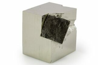 Shiny, Natural Pyrite Cube Cluster - Navajun, Spain #347329