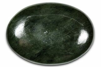 Polished Jade (Nephrite) Palm Stone - Afghanistan #350015