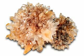 Sparkling Orange Creedite Crystal Cluster - Durango, Mexico #348146