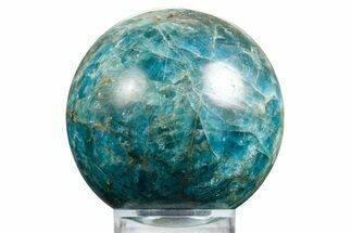 Bright Blue Apatite Sphere - Madagascar #334062
