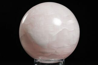 Polished Pink Manganoan (Mangano) Calcite Sphere - Fluorescent! #350165