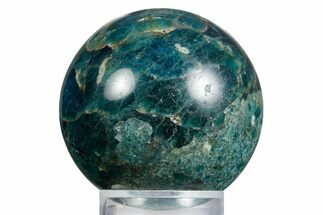 Bright Blue Apatite Sphere - Madagascar #334030