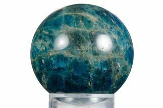 Bright Blue Apatite Sphere - Madagascar #334033
