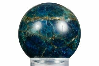 Bright Blue Apatite Sphere - Madagascar #334038