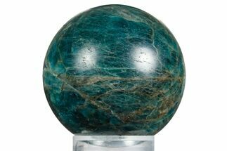 Bright Blue Apatite Sphere - Madagascar #334056