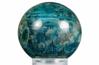 Bright Blue Apatite Sphere - Madagascar #334058