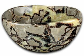 Eye-Eatching, Polished Septarian Bowl - Madagascar #350236