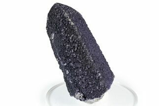 Purple Fluorite Encrusted Quartz Crystal - New Find! #350654