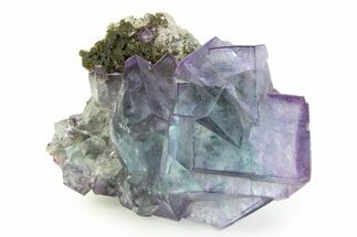 Stunning, Multicolored Fluorite Crystal Cluster - Yaogangxian Mine #351380