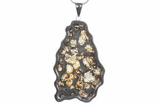 Sericho Pallasite Meteorite Pendant - Kenya #351393