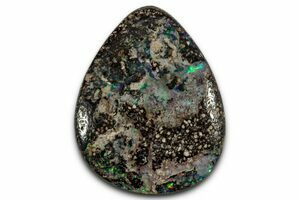 Opale Boulder Naturelle D'Australie (Yowah, Queensland) - 36 Carats, Ovale 39.4x29.8mm - Multicolore