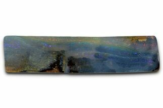 Colorful Polished Boulder Opal Specimen - Queensland, Australia #351841