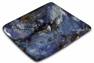 Electric Blue Boulder Opal Cabochon - Queensland, Australia #351846