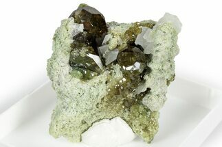 Gemmy Green Demantoid Garnet Cluster - Madagascar #352015