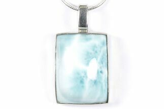Stunning Larimar Pendant (Necklace) - Sterling Silver #352179