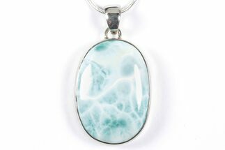 Stunning Larimar Pendant (Necklace) - Sterling Silver #352190