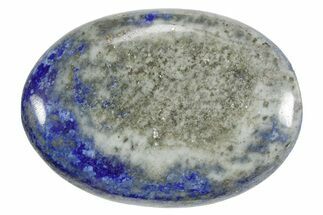 Polished Lapis Lazuli Palm Stone - Pakistan #352529