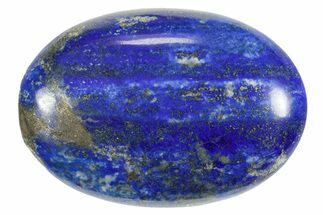 Polished Lapis Lazuli Palm Stone - Pakistan #352535