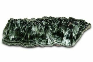 Polished Seraphinite Slab - Korshunovkiy Mine, Siberia #354258